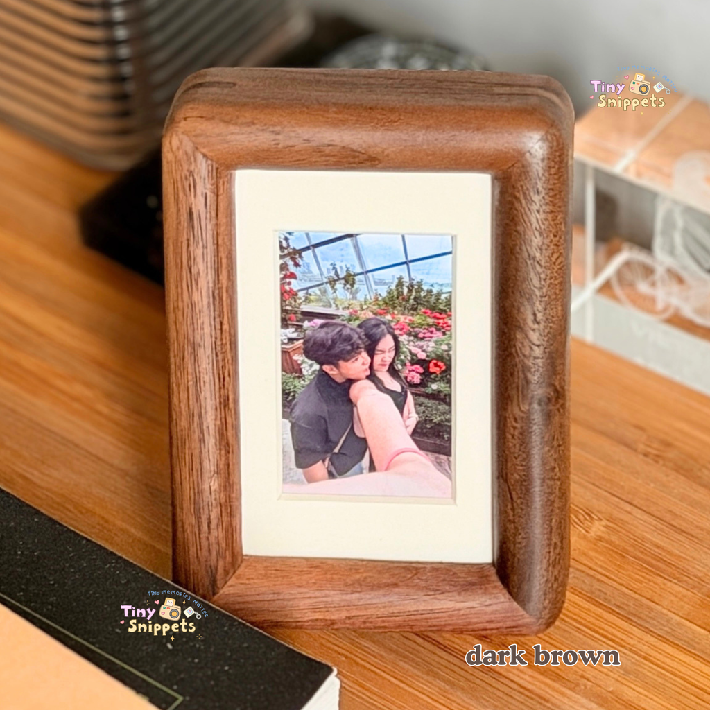 Mini Wooden Photo Frame with Photo Printing