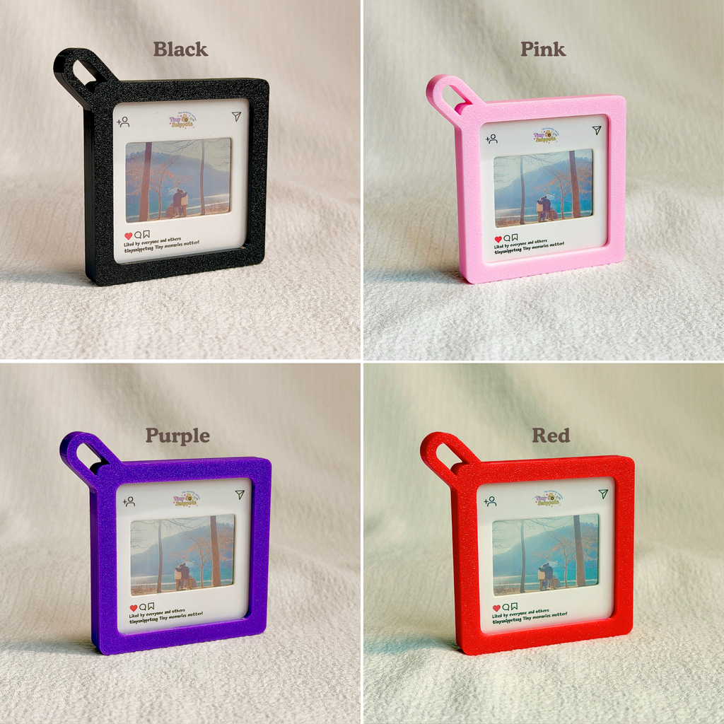 Custom Translucent Mini Frame Keychain
