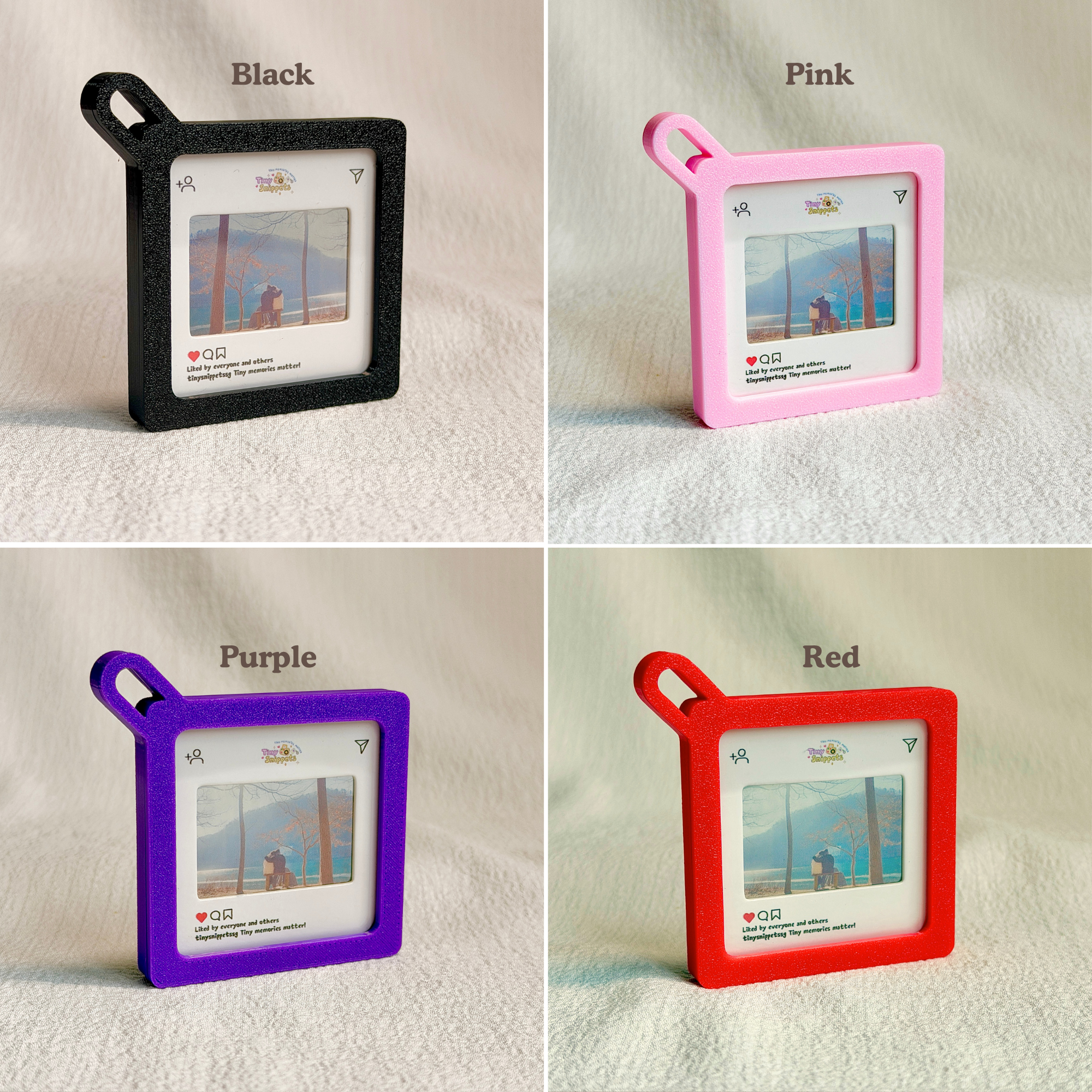 Custom Translucent Mini Frame Keychain