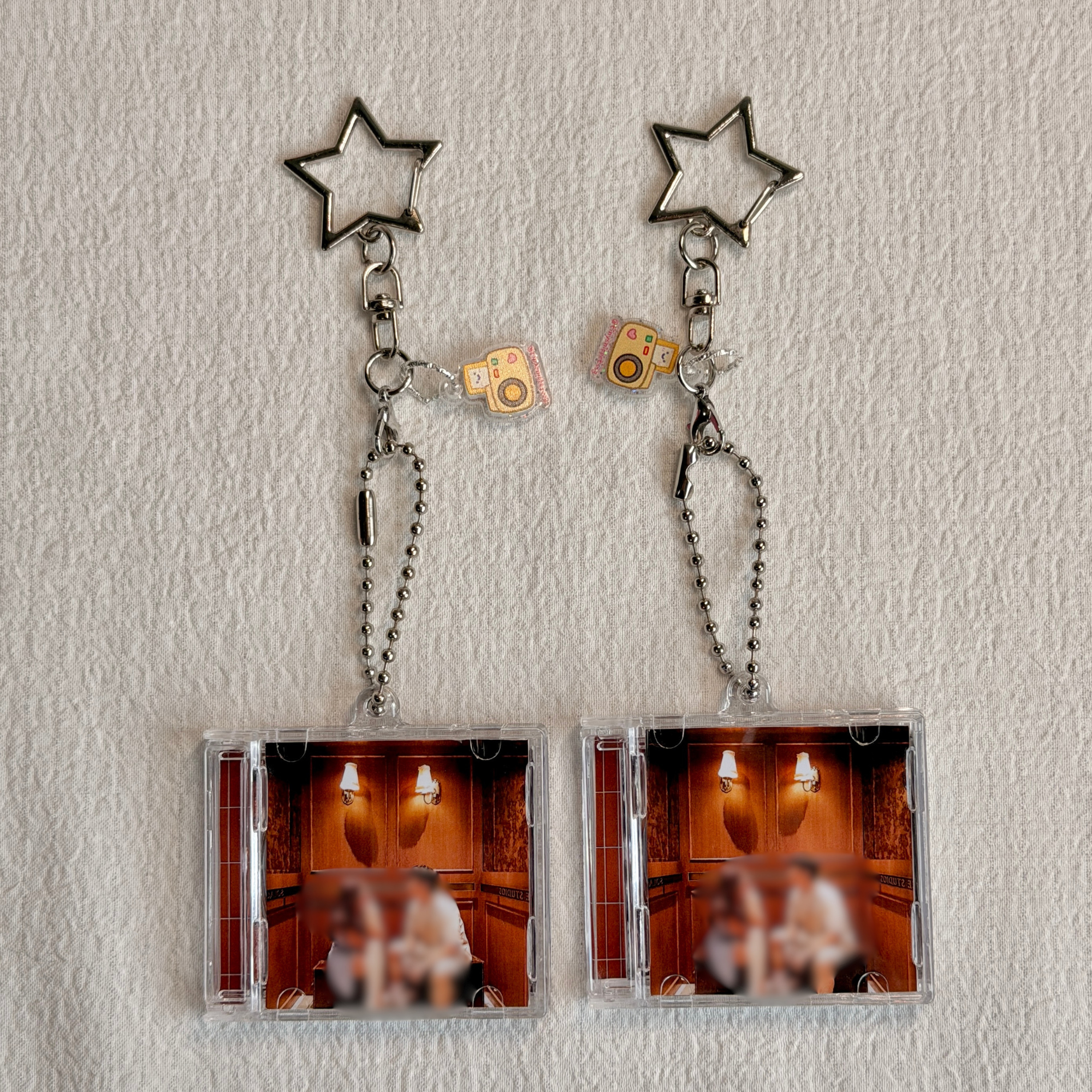 Custom Mini CD NFC Photo Keychain