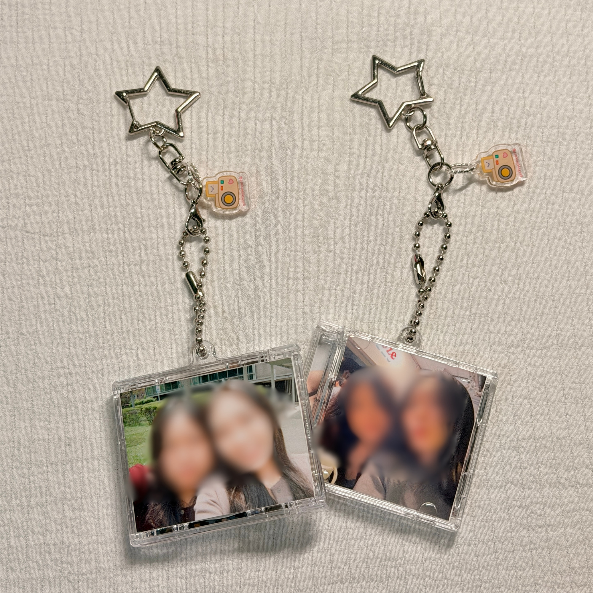 Custom Mini CD NFC Photo Keychain