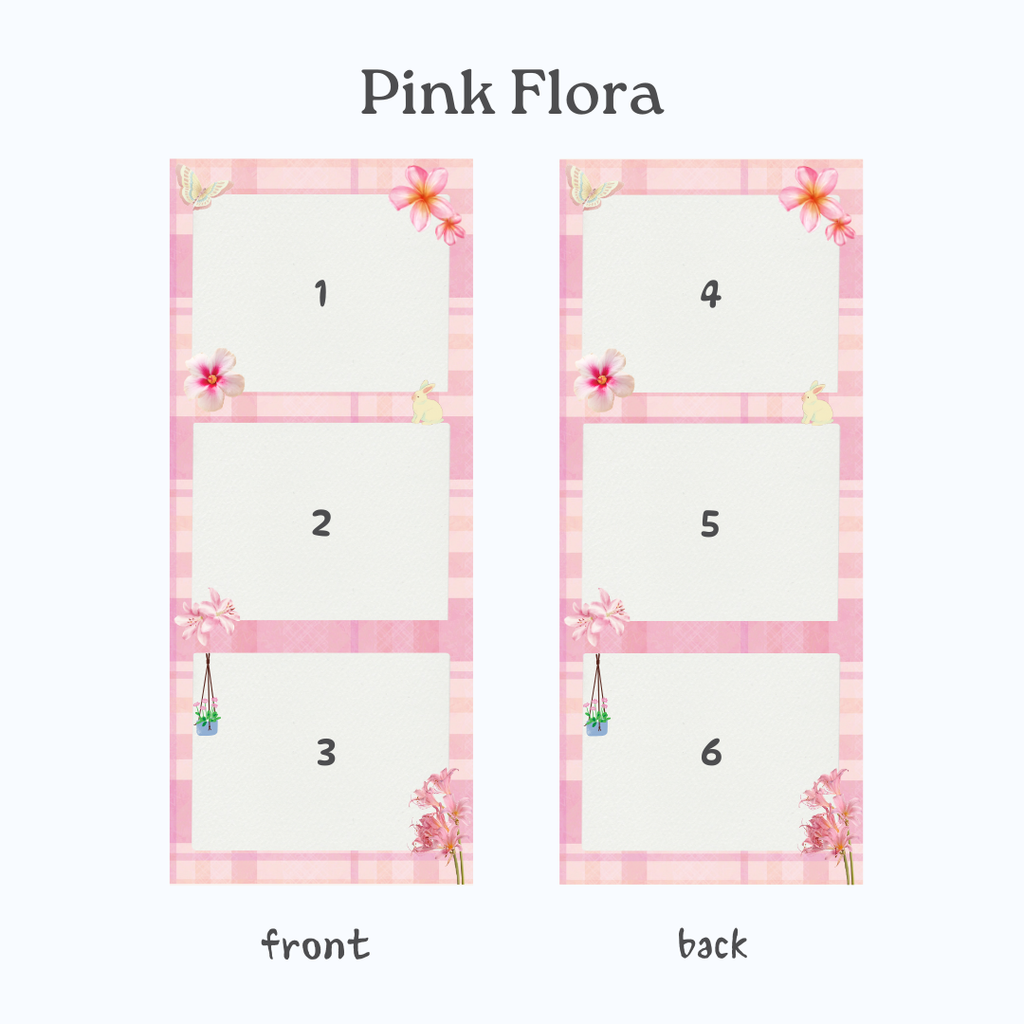 Custom Double Sided Mini Photostrip Keychain (L)