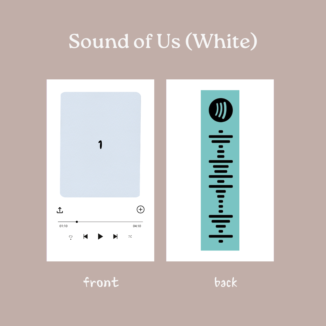 Custom Song Code Double Sided Mini Photo Keychain (S)