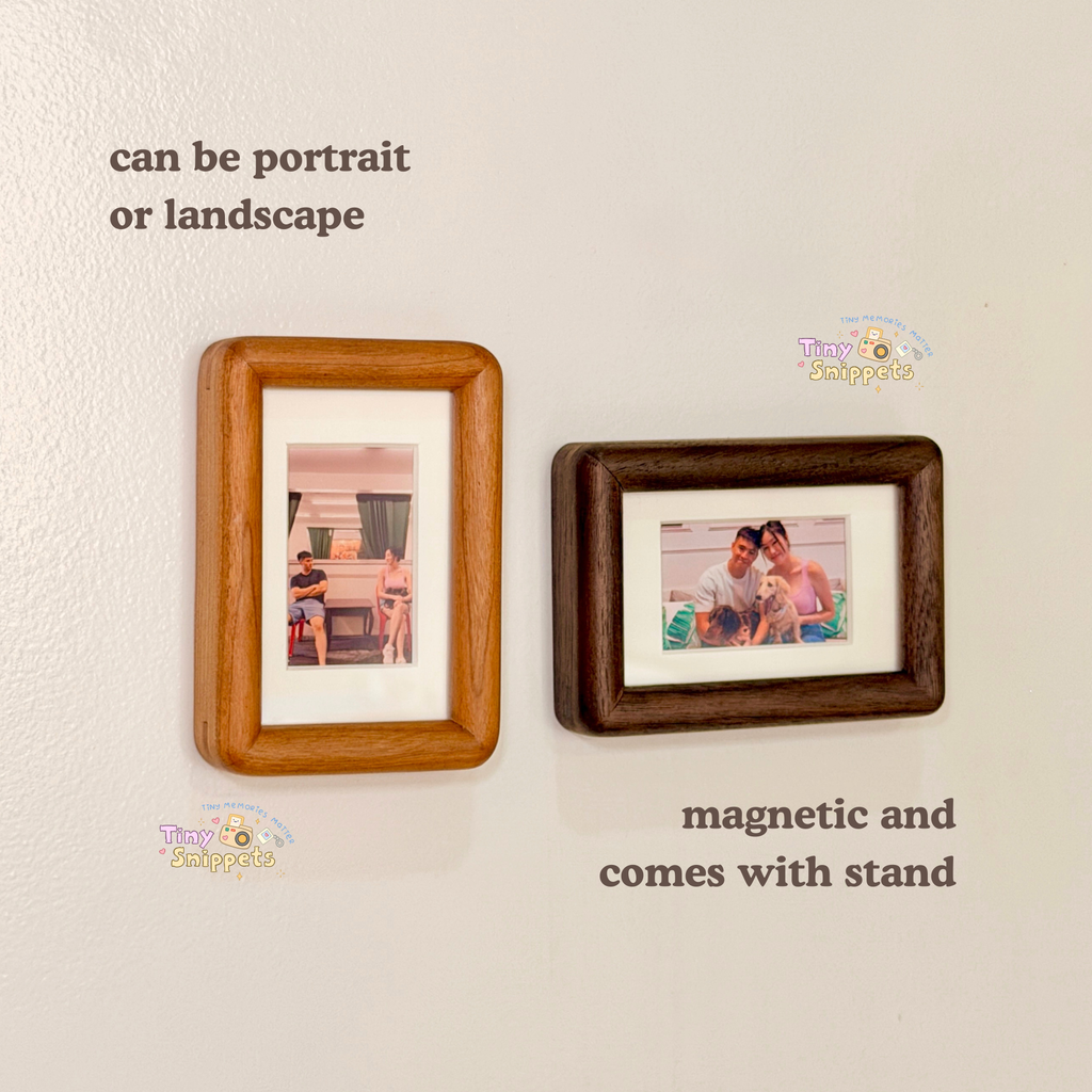 Mini Wooden Photo Frame with Photo Printing